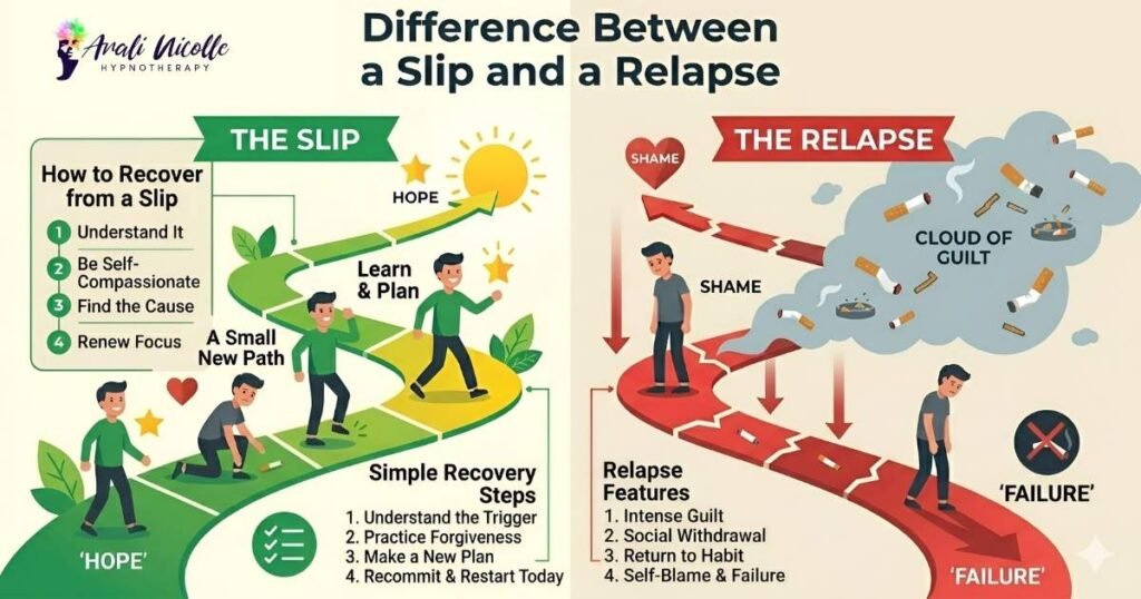 The Difference Between a Slip and a Relapse